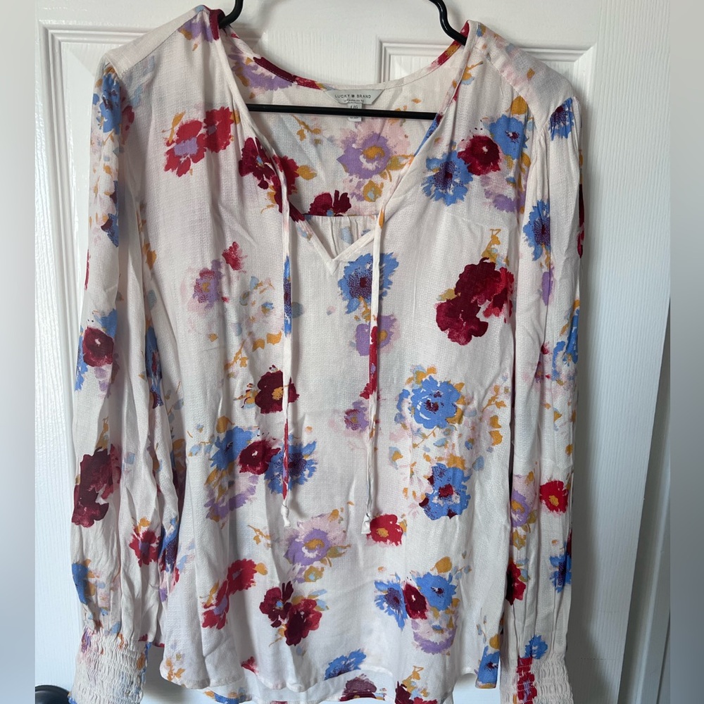 Lucky Brand Floral Blouse